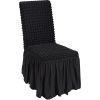 VEVOR Stretch Spandex Folding Chair Covers, Universal Fitted Chair Cover with Skirt, Removable Washable Protective Slipcovers, for Wedding, Holiday