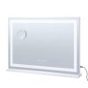 VEVOR Lighted Makeup Mirror 3 Color w/ Bluetooth USB Desktop Wall-mount 21.7in