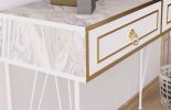 Ardeno Metal Legs Wood Base Console Table