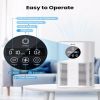 Air Purifiers for Home Large Room up to 600 Ft², VEWIOR H13 True Hepa Air Purifiers for Pets Hair, Dander, Smoke, Pollen, 3 Fan Speeds