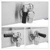 [Replace the old encoding 66757236]EH101V 8.5QT/8L Total Capacity 12.5qt/11.8l Stainless Steel Faucet Single Tank Deep Fryer 1700W Max (8L Large Fryer