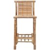 Bar Stools 2 pcs Bamboo