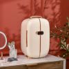 HOMCOM Portable Skincare Fridge with LED Display, 12L Mini Fridge for Beauty, Makeup and Cosmetics, Small Refrigerator Cooler for Bedroom, Home Office