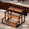 Coffee syrup rack organizer syrup bottle rack coffee bar rack 3 layers 12 bottle storage rack for storing syrup, wine