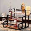 Coffee syrup rack organizer syrup bottle rack coffee bar rack 3 layers 12 bottle storage rack for storing syrup, wine