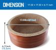 ScratchMe Cat Scratcher Post & Board, Cat Scratching Pad, Durable Scratcher Prevents Furniture Damage, black marble