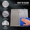 VEVOR Under Cabinet Range Hood, Dual Motors Ductless Kitchen Stove Vent, Stainless Steel Permanent Filter with 3-Speed Exhaust Fan, 2 Baffle Filters
