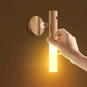 Motion Sensor Night Light, Rechargeable Body Sensor Night Light Indoor (Color: White)