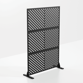 Metal Outdoor Privacy Screen (size: 72" H×47")