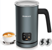 300W Multifunctional cold / hot milk foam 300ml Fully Automatic Milk Heater 360° rotating base SUS304 without BPA adjustable temperature and thickness