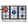 30 inch Gas Cooktop, Gas Stove Top with 5 High Efficiency Burners, Bulit-in Stainless Steel Gas Hob for Kitchen, NG/LPG Convertible Gas Stovetop