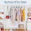 white/black 20/30/40/60-Pack Plastic Clothes Hangers - Heavy Duty Adult Hangers. Standard Design for Clothes. Space Saving & Dura